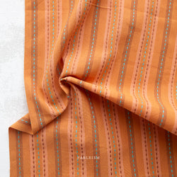 Fableism Canyon Springs - Stitch Stripe in Rust, 1/4 yard - Coming Soon!