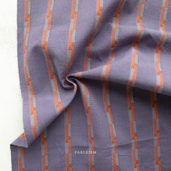 Fableism Canyon Springs - Track Stripe in Iris, 1/4 yard - Coming Soon!