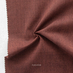 Fableism Everyday Chambray - Nocturne - Garnet, 1/4 yard