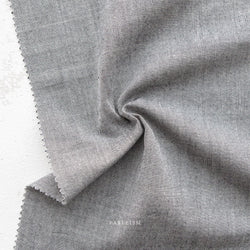 Fableism Everyday Chambray - Nocturne - Quicksilver, 1/4 yard