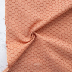 Fableism Forest Forage - Honeycomb in Persimmon, 1/4 yard