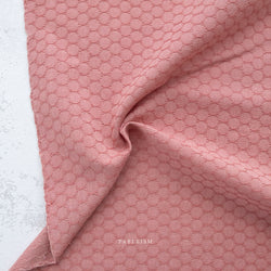 Fableism Forest Forage - Honeycomb in Strawberry, 1/4 yard