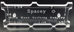 Silly Moon Ruler, Spacey, 1/8"