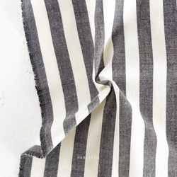 Fableism Swedish Holiday - Stripe in Licorice; 1/4 yard - COMING SOON!