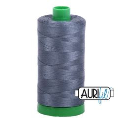 Aurifil Thread - Medium Grey 1158 - 40wt Thread Aurifil 