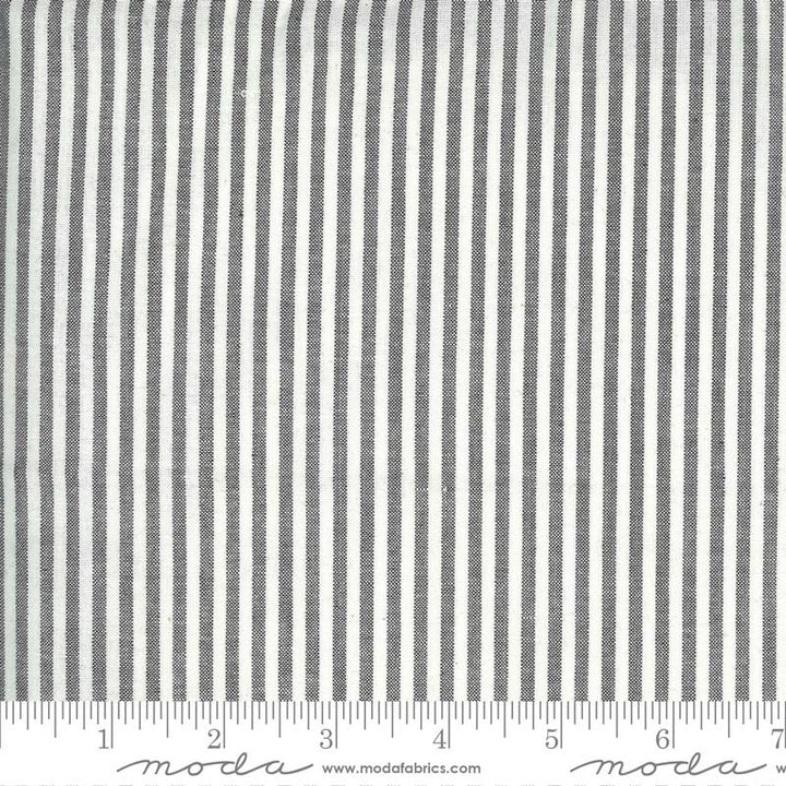 Low Volume Wovens - Silver Skinny Stripe Fabric Moda 