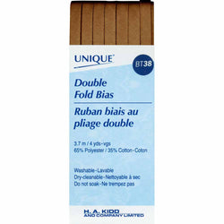 UNIQUE Double Fold Bias Tape - Mocha
