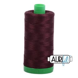 Aurifil Thread - Dark Wine 2468 - 40wt Thread Aurifil 