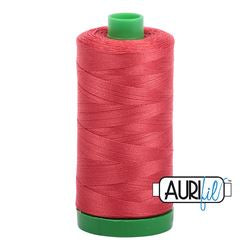 Aurifil Thread - Dark Red Orange 2255 - 40wt Thread Aurifilorange 