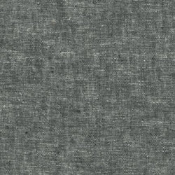 Essex Yarn-Dyed Linen/Cotton Blend - Black Fabric Essex 