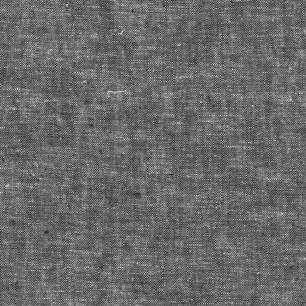 Essex Yarn-Dyed Linen/Cotton Blend - Black Fabric Essex 