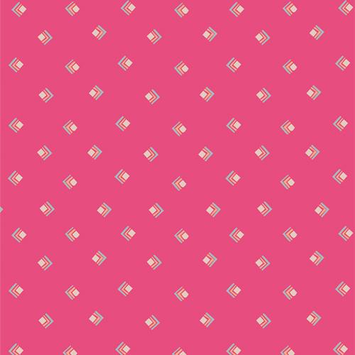 AGF Open Heart Collection; Everlasting Tokens Pink Fabric Art Gallery Fabrics 