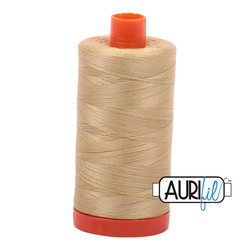Aurifil Thread - Very Light Brass 2915 - 50wt