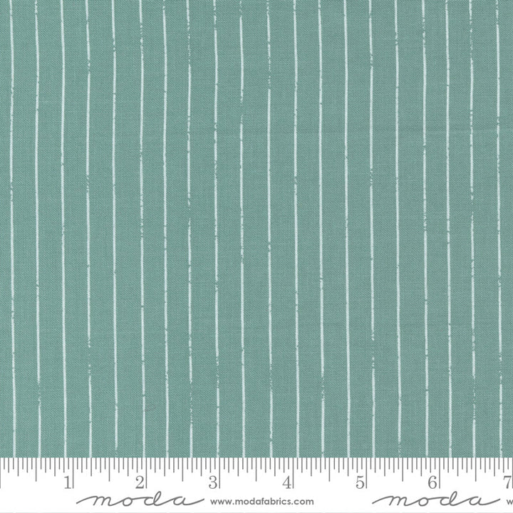 Love Note - Distressed Stripes, Dusty Sky, 1/4 yard Fabric Moda 