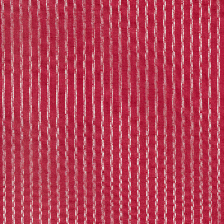 Merry Little Christmas Wovens; Stripes - Red, 1/4 yard