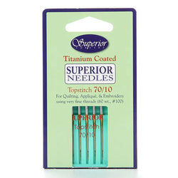 Superior Threads Titanium-coated Topstitch Needles #70/10