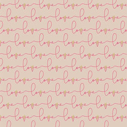 AGF Open Heart Collection; Written Love Soft Fabric Art Gallery Fabrics 