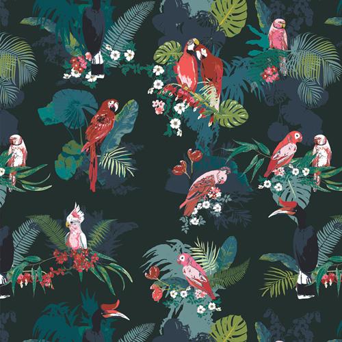 AGF Boscage Collection; Parrot Grassland - Coming Soon! Fabric Art Gallery Fabrics 