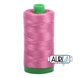 Aurifil Thread - Dusty Rose 2452 - 40wt Thread Aurifil 