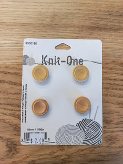 Knit One; Shank Button, Natural - 3/4"