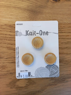 Knit One; Shank Button, Natural - 7/8"