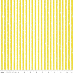 Crayola Stripe - Little Lemon - Coming Soon! Fabric Piece Fabric Co. 