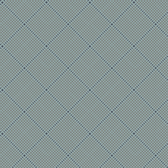 Fabric from the Attic; Gridlock - Mineral, 1/4 yard Fabric Andover 