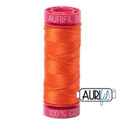 Aurifil Thread - Neon Orange 1104  - 12wt