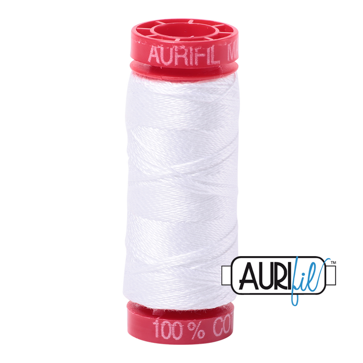 Aurifil Thread - White 2024 - 12wt
