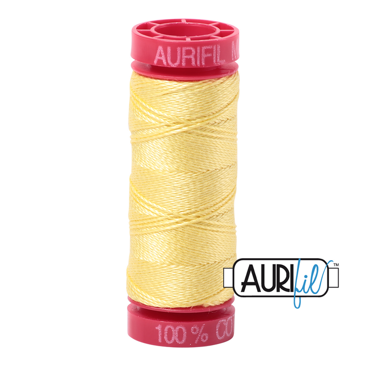 Aurifil Thread - Lemon 2115 - 12wt