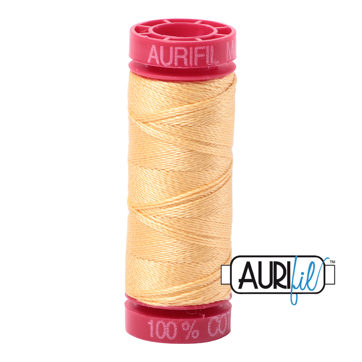 Aurifil Thread - Medium Butter 2130 - 12wt