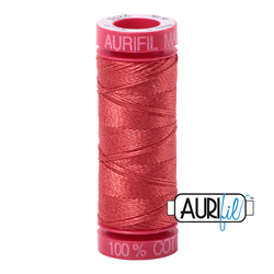 Aurifil Thread - Dark Red Orange 2255 - 12wt