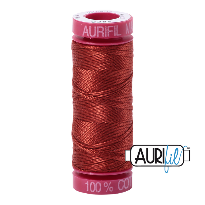Aurifil Thread - Terracotta 2385 - 12wt