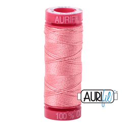 Aurifil Thread - Peachy Pink 2435 - 12wt