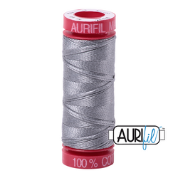 Aurifil Thread - Aluminium 2615 - 12wt
