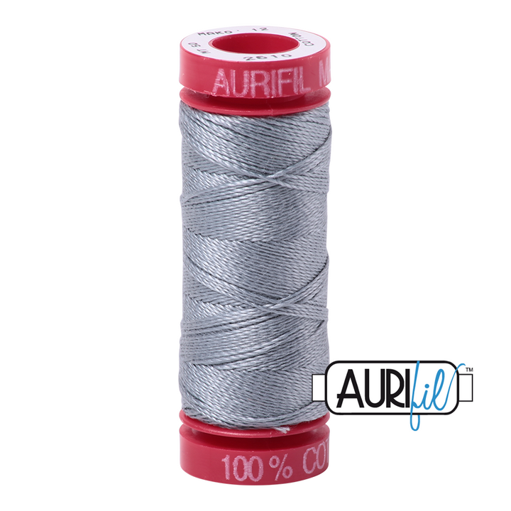 Aurifil Thread - Light Blue Grey 2610 - 12wt