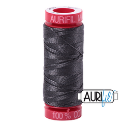 Aurifil Thread - Dark Pewter 2630 - 12wt