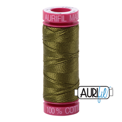 Aurifil Thread - Very Dark Olive 2887 - 12wt