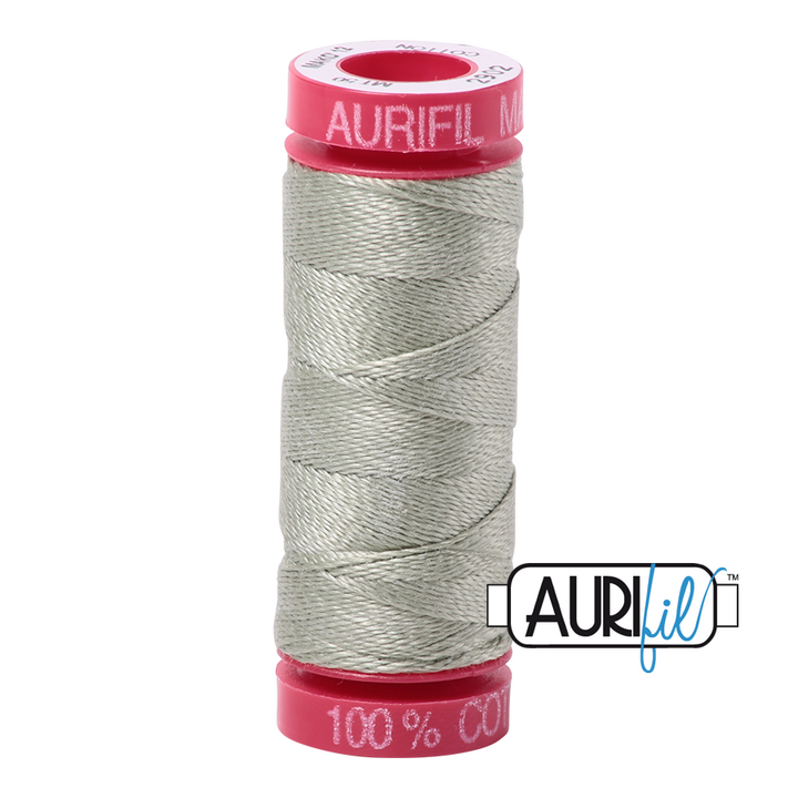 Aurifil Thread - Light Laurel Green 2902 - 12wt
