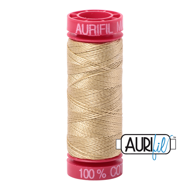 Aurifil Thread - Very Light Brass 2915 - 12wt