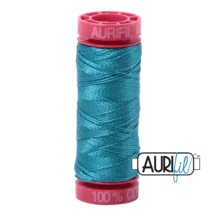 Aurifil Thread - Dark Turquoise 4182 - 12wt