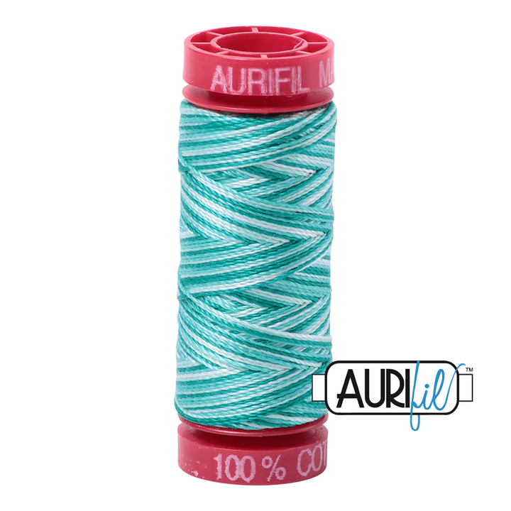 Aurifil Thread - Turquoise Foam 4654 - 12wt