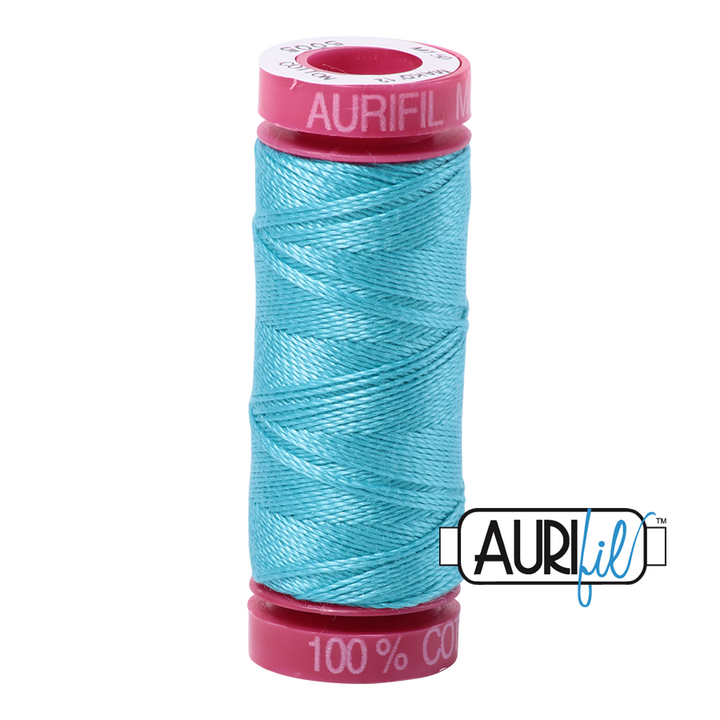 Aurifil Thread - Bright Turquoise 5005 - 12wt