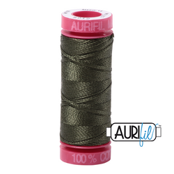 Aurifil Thread - Dark Green 5012 - 12wt