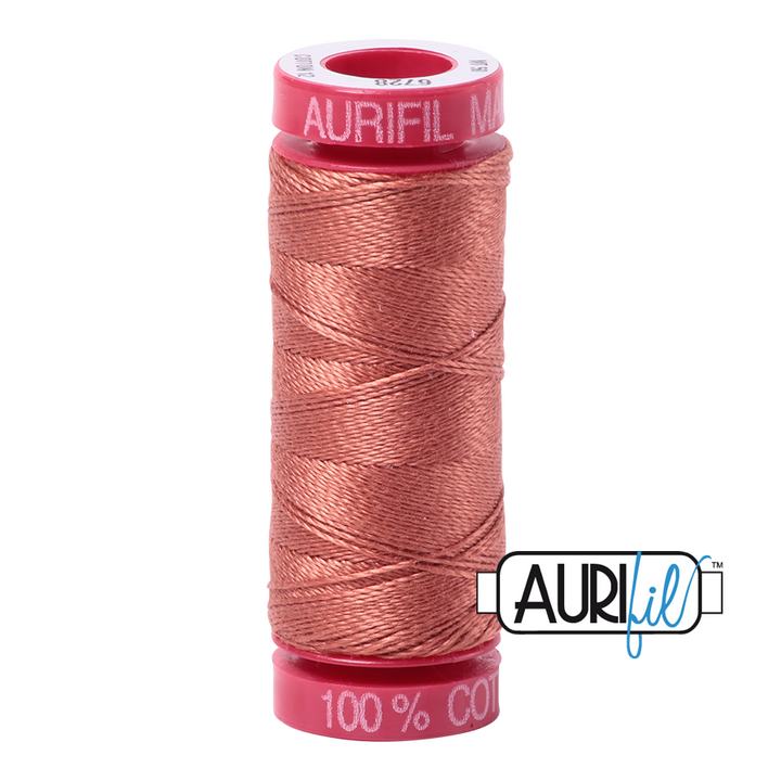 Aurifil Thread - Cinnabar 6728 - 12wt