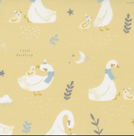 Little Ducklings; Storybook - Mustard  112” x WOF (44”)