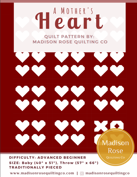 A Mothers Heart Quilt Kit