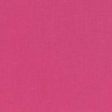 Essex Linen - Hot Pink Fabric Essex 