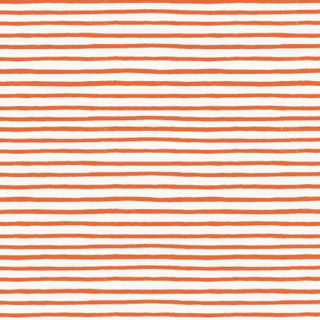 Bon Voyage; Festive Stripes - Red, 1/4 yard
