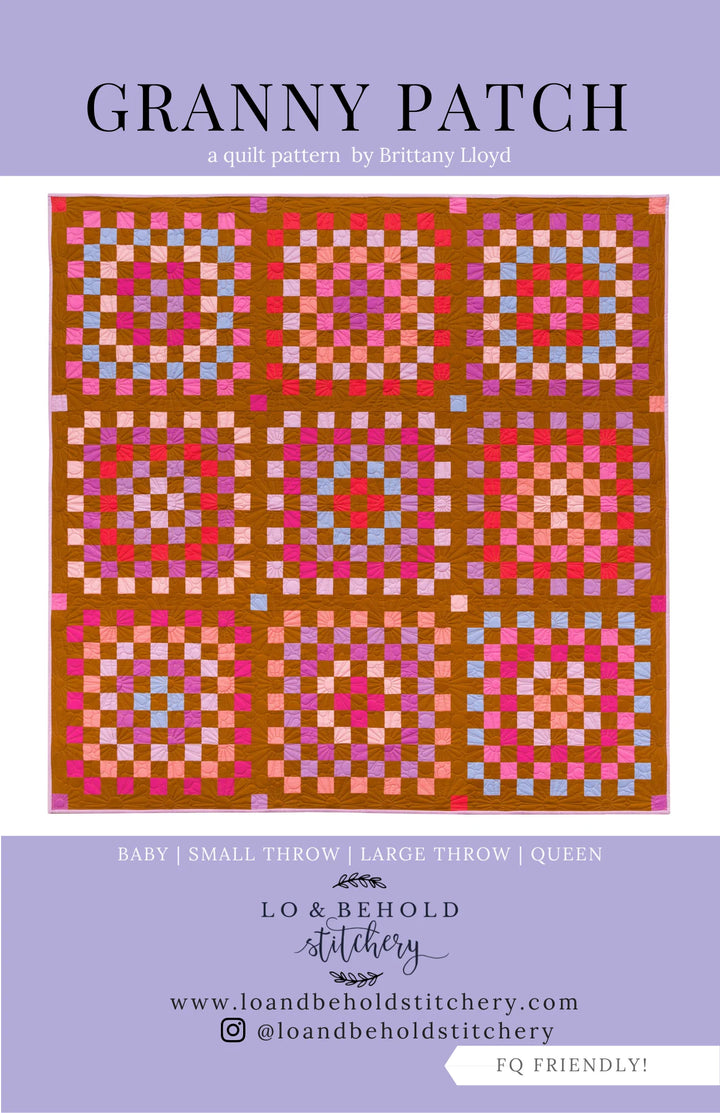 Granny Patch Quilt PATTERN
